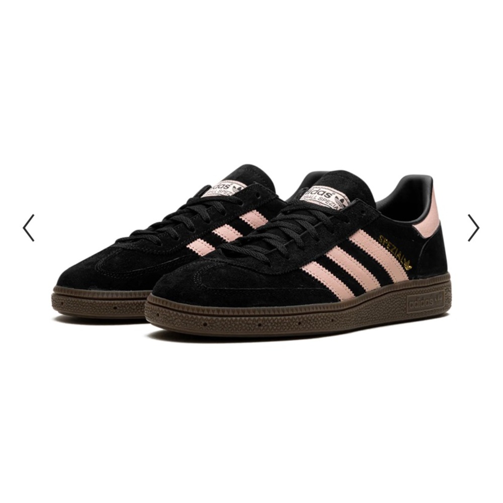 Adidas Handball Spezial WMNS Black Icy Pink Suede Sneakers Brand New